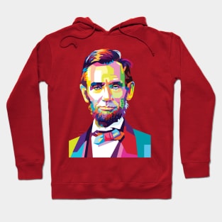 Abraham lincoln in Pop Art Hoodie